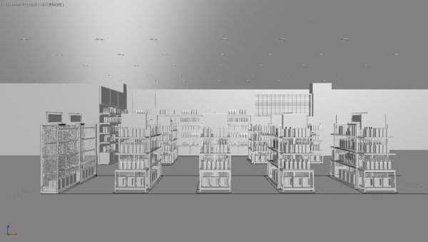 Makeup store 3D model