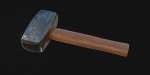 Mallet 3D Model wooden hammer