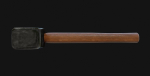Mallet 3D Model wooden hammer