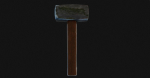 Mallet 3D Model wooden hammer