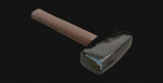 Mallet 3D Model wooden hammer