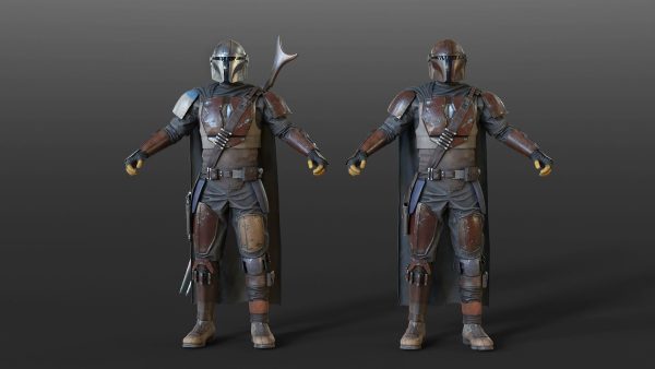 Mandalorian Armor - 3D AssetKit