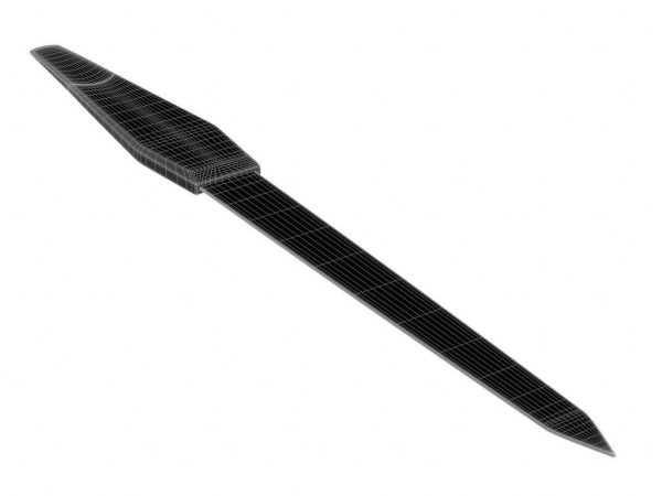 Manicure set teflon-coated stainless steel knife