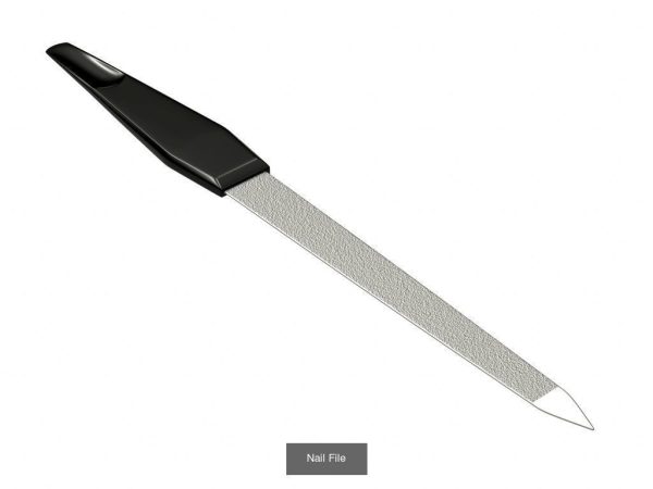 Manicure set teflon-coated stainless steel knife
