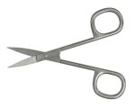 Manicure set teflon-coated stainless steel knife
