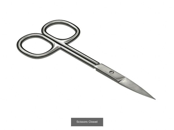 Manicure set teflon-coated stainless steel knife