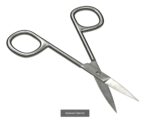 Manicure set teflon-coated stainless steel knife