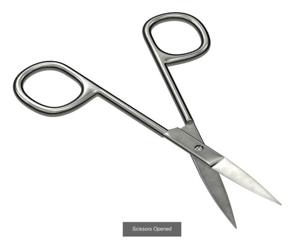 Manicure set teflon-coated stainless steel knife