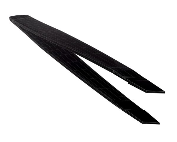 Manicure set teflon-coated stainless steel knife