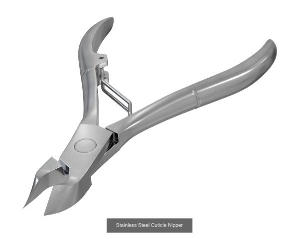 Manicure set teflon-coated stainless steel knife
