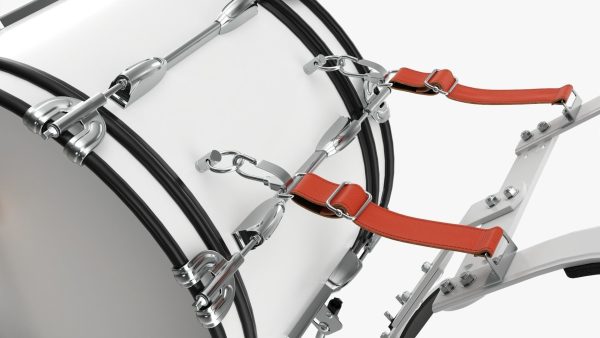 Marching Bass Drum with Carrier 18x10