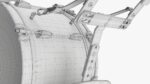 Marching Bass Drum with Carrier 18x10