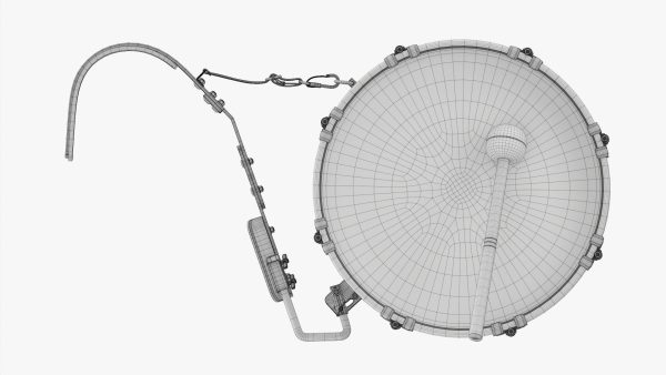 Marching Bass Drum with Carrier 18x10