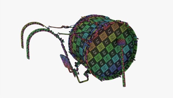 Marching Bass Drum with Carrier 18x10