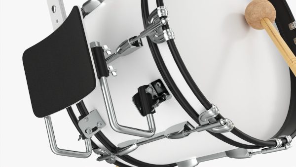 Marching Bass Drum with Carrier 18x10