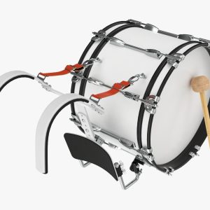 Marching Bass Drum with Carrier 18x10
