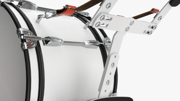 Marching Bass Drum with Carrier 18x10