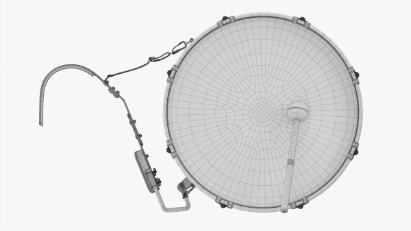 Marching Bass Drum with Carrier 24x12