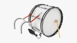 Marching Bass Drum with Carrier 24x12