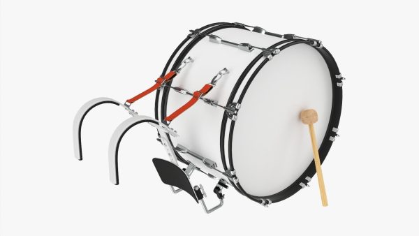 Marching Bass Drum with Carrier 24x12