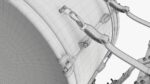 Marching Bass Drum with Carrier 24x12