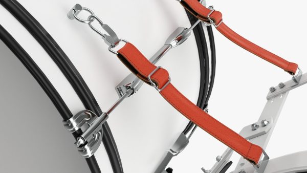 Marching Bass Drum with Carrier 26x12