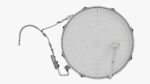 Marching Bass Drum with Carrier 26x12