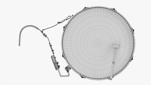 Marching Bass Drum with Carrier 26x12