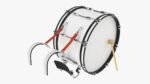 Marching Bass Drum with Carrier 26x12