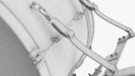Marching Bass Drum with Carrier 26x12