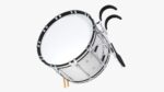Marching Bass Drum with Carrier