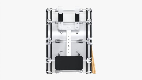 Marching Bass Drum with Carrier