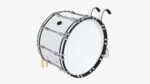 Marching Bass Drum with Carrier