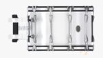 Marching Bass Drum with Carrier