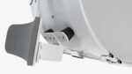 Marching bass drum with carrier pure white