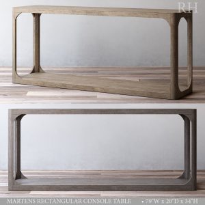 MARTENS RECTANGULAR CONSOLE TABLE