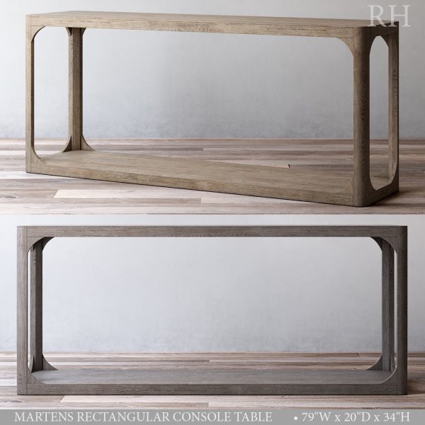 MARTENS RECTANGULAR CONSOLE TABLE