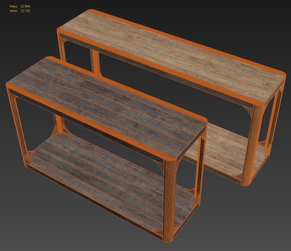 MARTENS RECTANGULAR CONSOLE TABLE