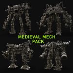 MECH GIANT ROBOT SIEGE WAR MACHINE MEDIEVAL MECHA COLLECTION AAA