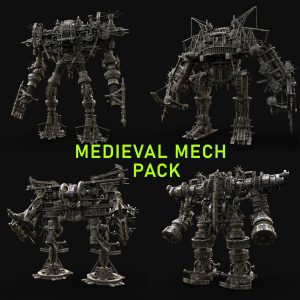 MECH GIANT ROBOT SIEGE WAR MACHINE MEDIEVAL MECHA COLLECTION AAA