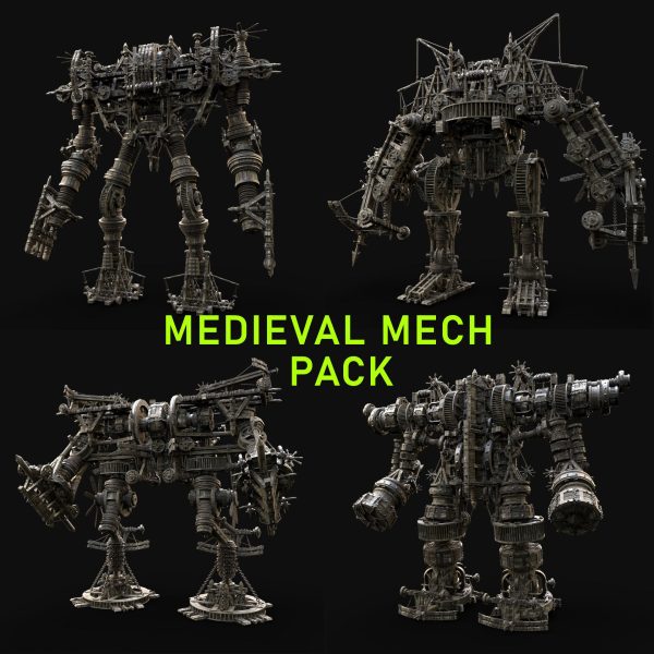 MECH GIANT ROBOT SIEGE WAR MACHINE MEDIEVAL MECHA COLLECTION AAA