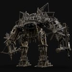 MECH GIANT ROBOT SIEGE WAR MACHINE MEDIEVAL MECHA COLLECTION AAA