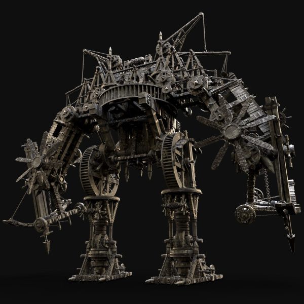 MECH GIANT ROBOT SIEGE WAR MACHINE MEDIEVAL MECHA COLLECTION AAA