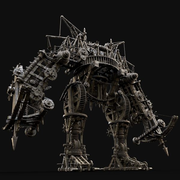 MECH GIANT ROBOT SIEGE WAR MACHINE MEDIEVAL MECHA COLLECTION AAA