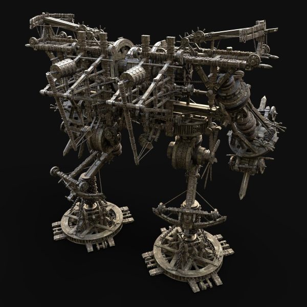 MECH GIANT ROBOT SIEGE WAR MACHINE MEDIEVAL MECHA COLLECTION AAA