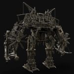 MECH GIANT ROBOT SIEGE WAR MACHINE MEDIEVAL MECHA COLLECTION AAA