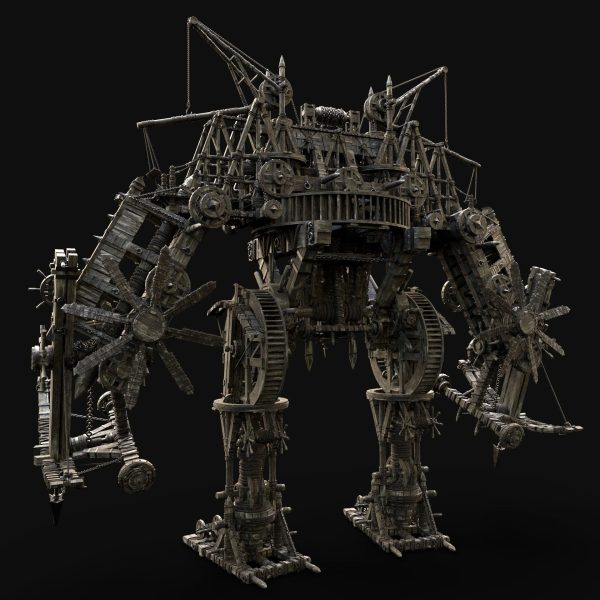 MECH GIANT ROBOT SIEGE WAR MACHINE MEDIEVAL MECHA COLLECTION AAA
