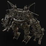 MECH GIANT ROBOT SIEGE WAR MACHINE MEDIEVAL MECHA COLLECTION AAA