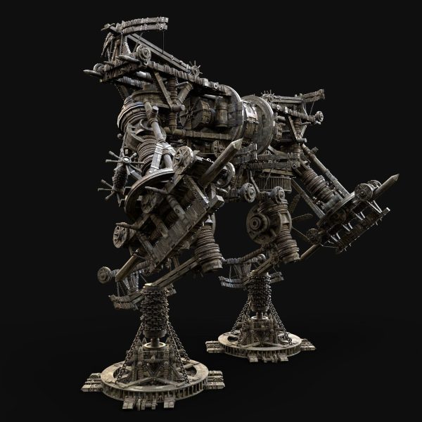 MECH GIANT ROBOT SIEGE WAR MACHINE MEDIEVAL MECHA COLLECTION AAA