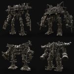 MECH GIANT ROBOT SIEGE WAR MACHINE MEDIEVAL MECHA COLLECTION AAA